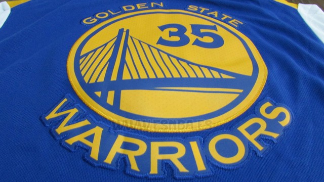 Camiseta Nino Golden State Warriors Kevin Durant #35 2017-18 Azul